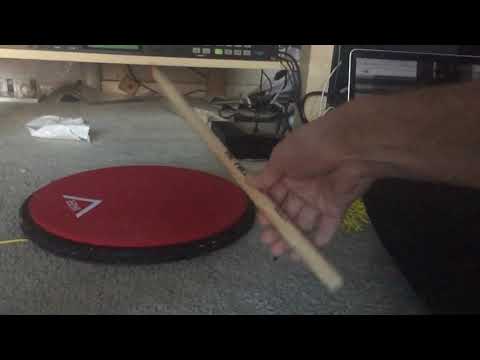 300bpm blast beat/french grip technique in slow motion