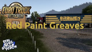 Euro Truck Simulator 2 - Red Paint Greaves
