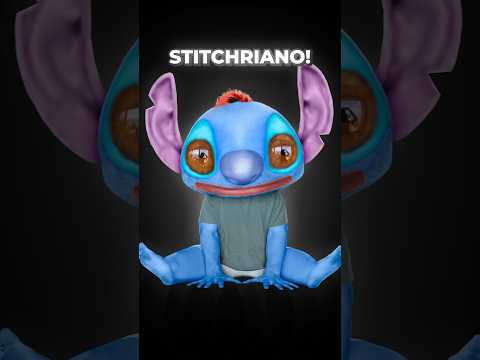 Me convertí en STITCH y parezco un alíen😱😂🔥