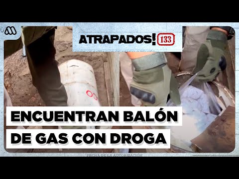 Atrapados! 133  | Carabineros encuentra balón de gas con droga enterrado