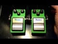 Vintage Ibanez TS9 vs New Ibanez TS9 Tube Screamer