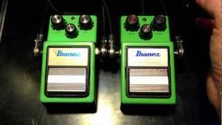 Video thumbnail for Vintage Ibanez TS9 vs New Ibanez TS9 Tube Screamer by shnobel