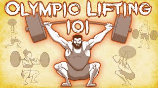 Olympic Weightlifting 101! How to weightlift, snatch and clean & jerk