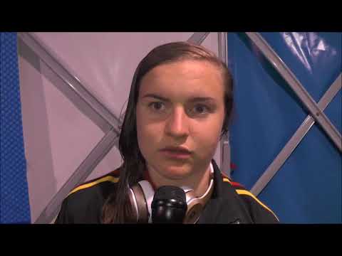 Davinia Vanmechelen na Italië - België op 10.04.2018