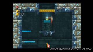 New Super Mario Bros. Wii Level 3 Castle 1 Star Coins
