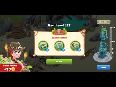 Lost Island Blast Adventure Level 127