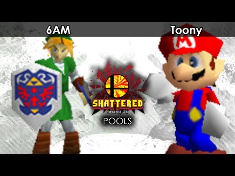 Smash 64: 6AM (Link) V Toony (Mario) - Shattered 59 Tournament SSB64