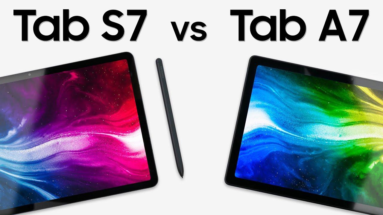 Samsung Galaxy Tab S7 vs Galaxy Tab A7 | Comparison!
