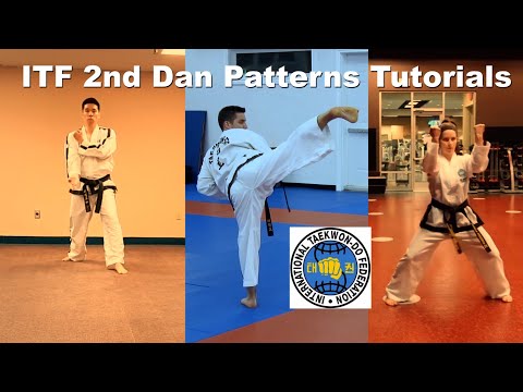 ITF TaekwonDo - 2nd Dan Patterns Tutorials - Eui Am | Choong Jang | Juche