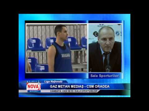 Marcel Ţenter despre Gaz Metan vs CSM Oradea - NovaTv Mediaş