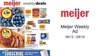 Meijer Weekly Ad 08/12 - 08/18