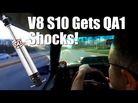 400 CID V8 S10 Gets QA1 Shocks and they are Awesome!