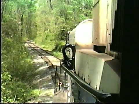 West Virginia Northern Railroad Cab Ride-Video 1-Leaving Kingwood-May 9,1999