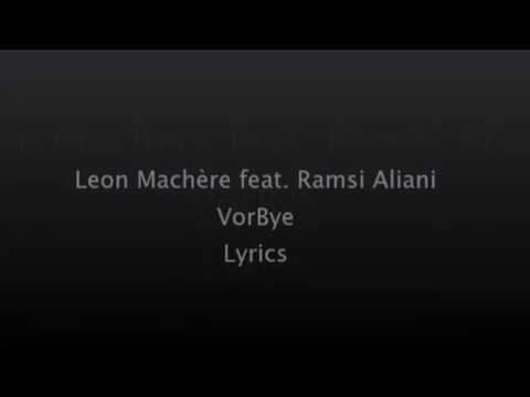 Leon machère feat. Ramsi Aliani - Vorby lyrics