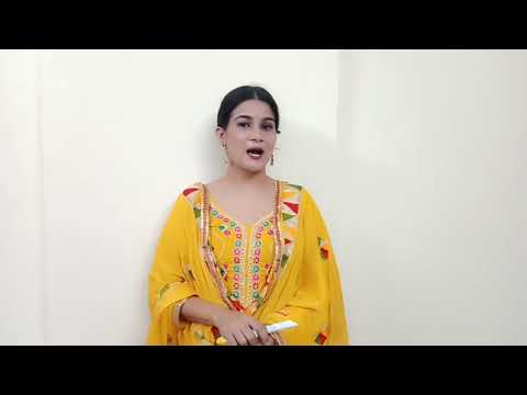 vaani dogra  Audition Punjabi house wife 