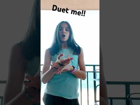 At the BEACH!!!! #duet #break #beach