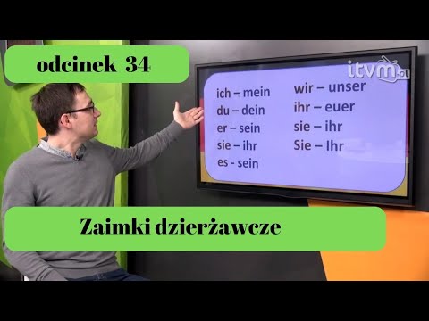 Niemiecki w parę minut 34 -zaimki dzierżawcze - gerlic.pl