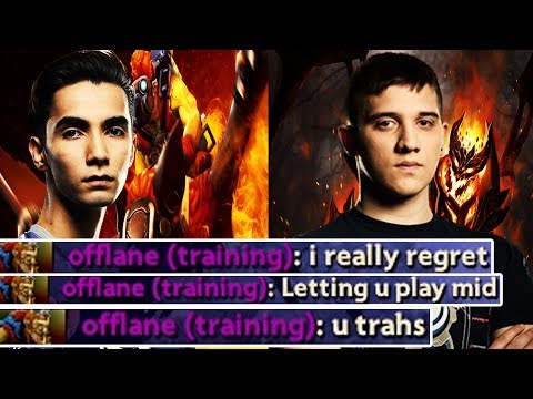 Sumail vs Arteezy Trash Talk - Batrider Pro Gameplay - EG New Lineup Dota 2