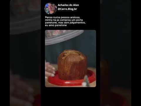 Porta Panetone de Natal na mesa já me alegra para o fim de ano ❤️🎅 #shorts #natal