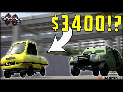 Cheapest Car Possible!!? Automation - BeamNG