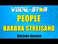 Barbra Streisand - People (Karaoke Version) with Lyrics HD Vocal-Star Karaoke