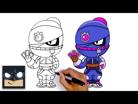 How To Draw Street Ninja Tara | Brawl Stars