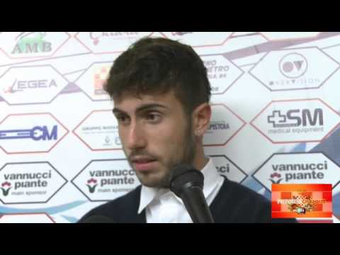 Piscitella: "Ci tenevo a segnare,sbagliare ha influito sulla mia prestazione" [PistoieseChannel]