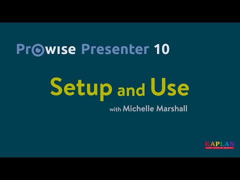 Prowise Presenter 10 Setup And Use