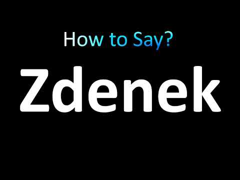 How to Pronounce Zdenek (Correctly!)