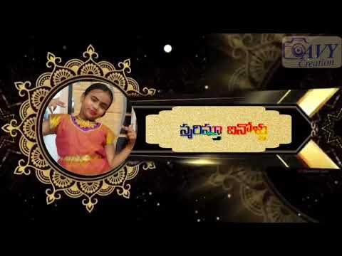 Manogna Sri Birthday on 08/05/2021