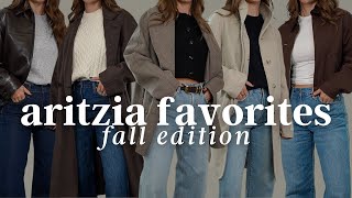 ARITZIA FALL FAVORITES | my cozy staples & style essentials for the season