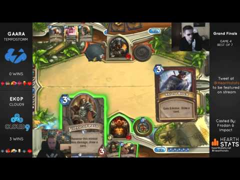 HearthStats League Invitational Hearthstone Grand Finals - Gaara vs Ek0p Game 4 Final