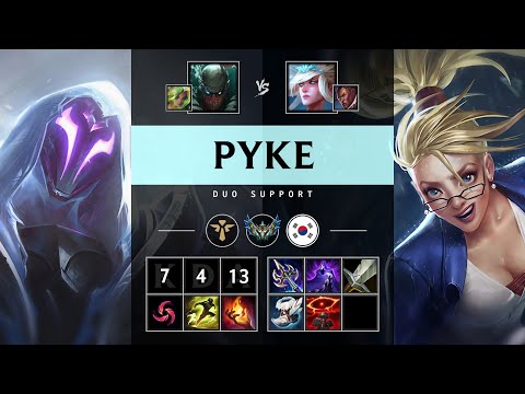 Pyke Support vs Janna - KR Challenger Patch 25.13