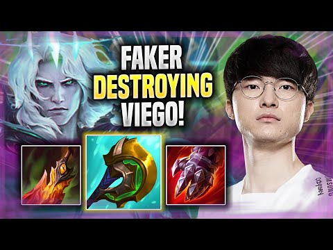 FAKER DESTROYING WITH VIEGO! - T1 Faker Plays Viego JUNGLE vs Diana! | Season 2022
