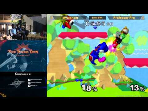 DDD - Avalancer (Yoshi) Vs. Professor Pro (Fox) - Losers Finals - Melee