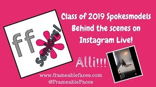 Class of 2019 Spokesmodels Instagram Live Behind The Scenes - Alli!