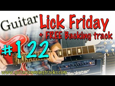 Guitar Lick Friday week 122 - two licks over my ZZ Top style track
