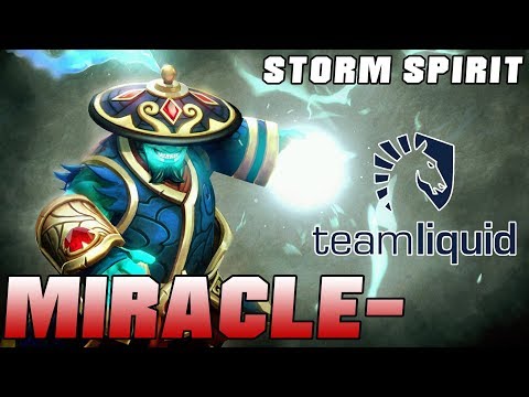 Miracle  Storm Spirit Dota 2 Gameplay