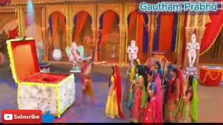 Radha Krishna Holi celebration and title  song in 