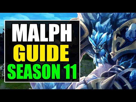 HOW TO PLAY MALPHITE TOP SEASON 11 - (Best Build, Runes, Gameplay) - S11 Malphite Guide & Analysis
