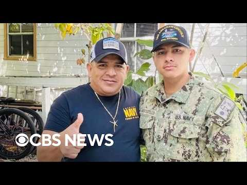 Navy sailor has been on USS Lincoln for 9 months. He just found out ICE took his dad.