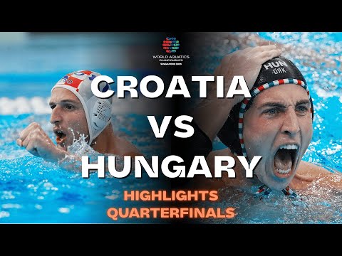 Highlights | Croatia vs Hungary  | Men's Quarterfinals | World Aquatics Championships Singapore2025