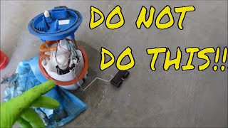 MK7 GTI Fuel Pump Not a How To.