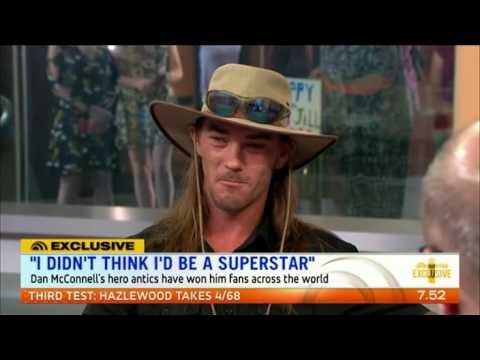 Aussie Bloke Daniel McConnell on Channel 7's Sunrise