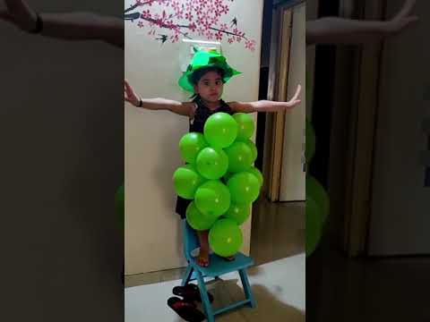 , title : 'Fancy Dress Idea- Grapes from balloons #shorts'