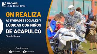 GN realiza actividades sociales y lúdicas con niños de Acapulco