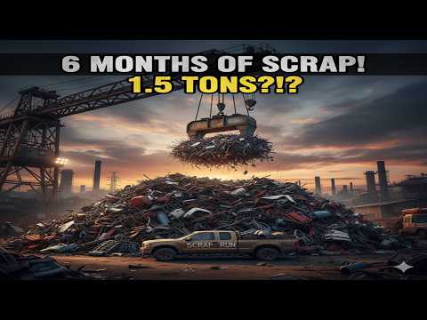1.2 TONS of Scrap?! (How Much Gold Did I Find in 6 Months?)