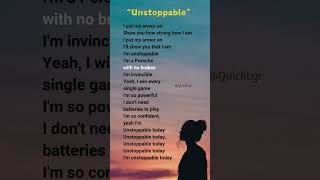 Download lagu Unstoppable lyrics Sia #lyrics #unstoppable #sia mp3