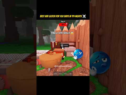 99 Nights In The Forest - Best AFK Glitch For 100 Days 😱 #roblox #fyp