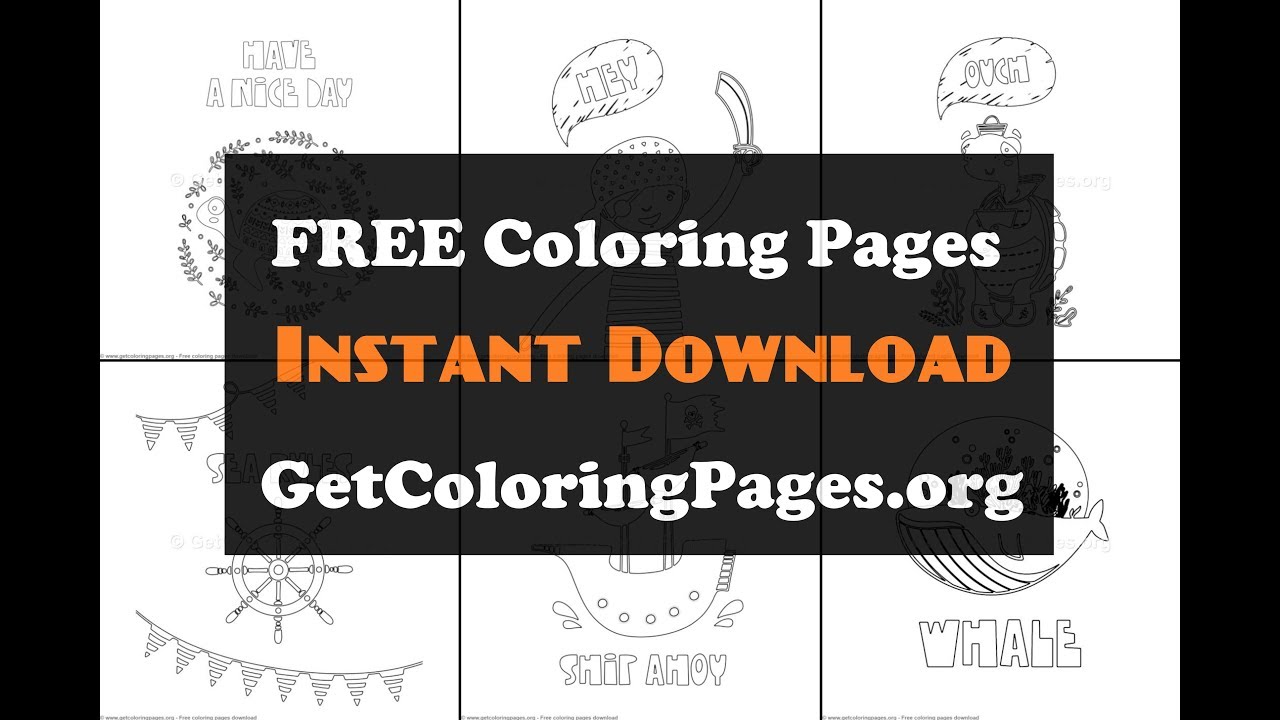 Ocean coloring pages pdf